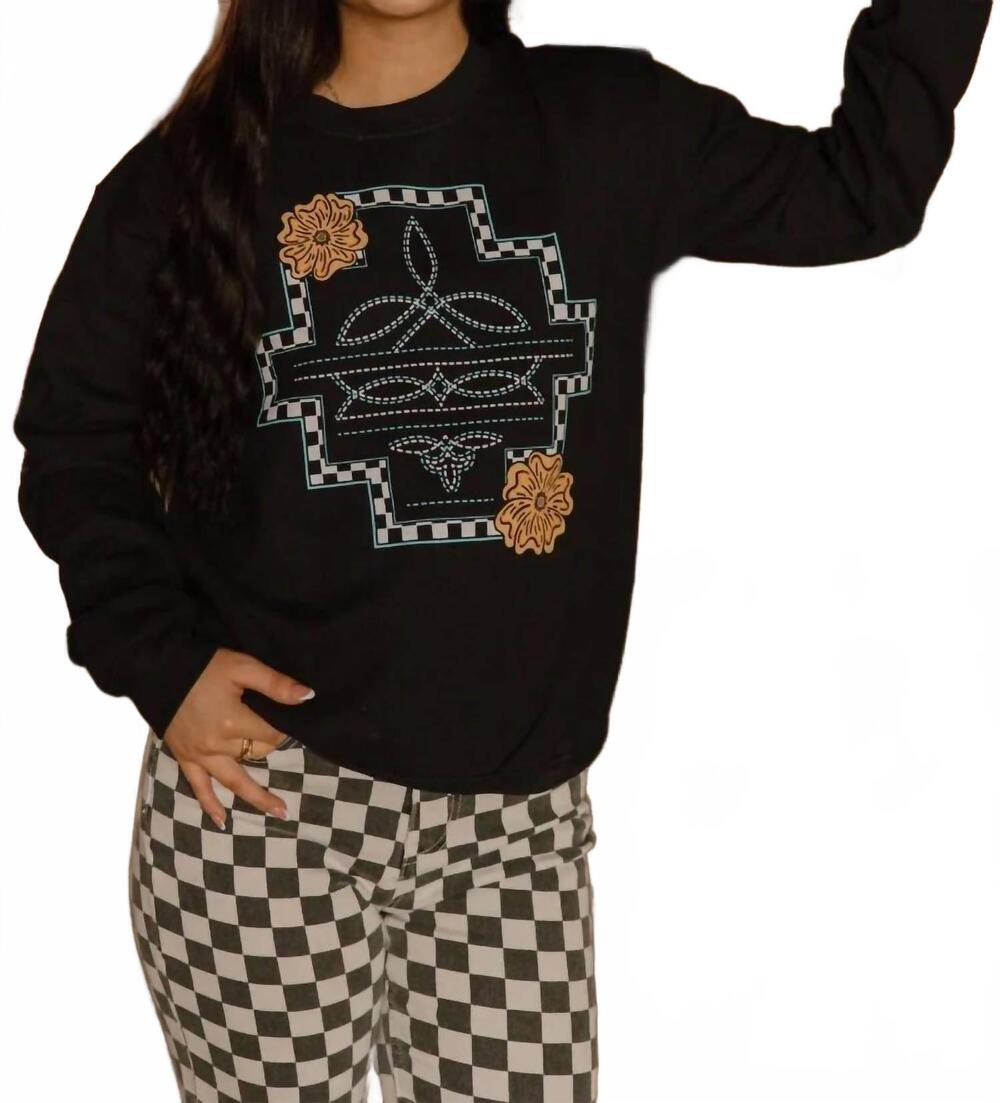 NEW STERLING KREEK little country little hood pullover in black